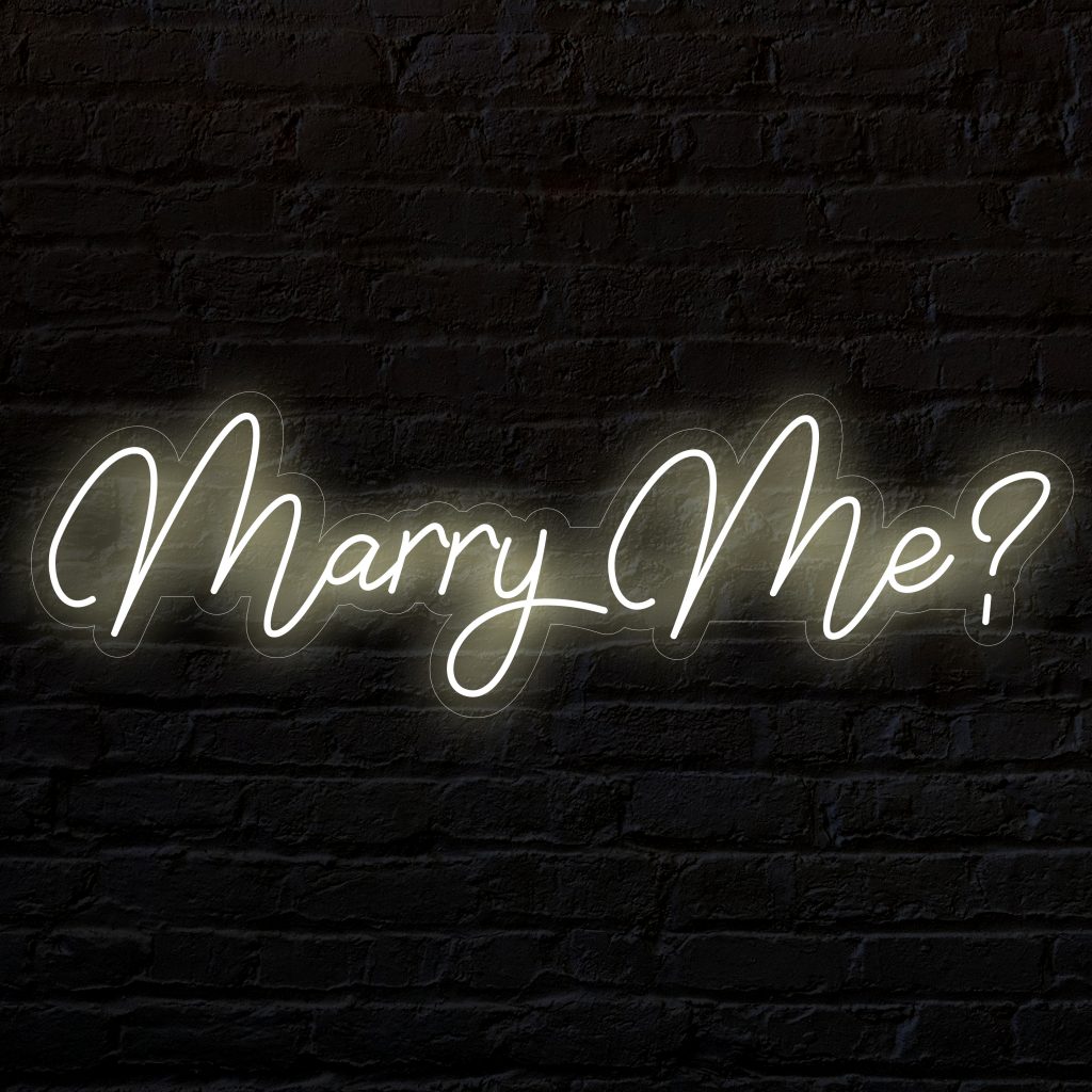 Marry Me Neon Sign Little Pineapple Neon